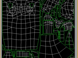 low poly 3d women - hehuan ghost 3D 模型