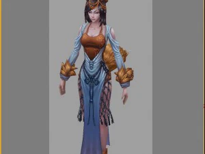 low poly 3d women - foxmyles 3D Model