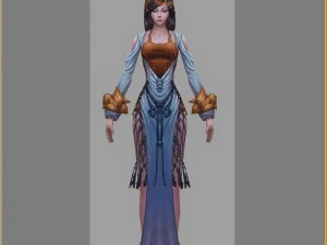 low poly 3d women - foxmyles 3D Model