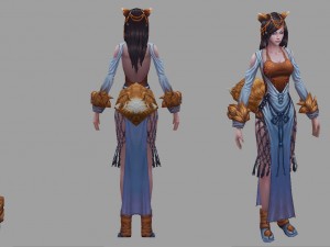 low poly 3d women - foxmyles 3D 模型