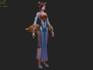 low poly 3d women - foxmyles 3D Model