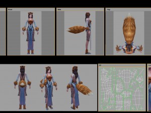 low poly 3d women - foxmyles 3D 模型