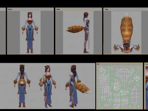 low poly 3d women - foxmyles 3D Model