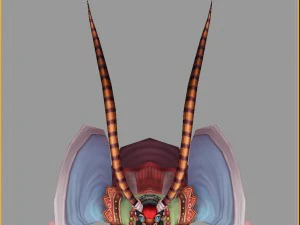 low poly 3d women - flower 3D Model