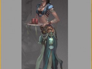 low poly 3d women - mercy star 3D Модель