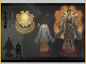 low poly 3d women - ling ji buddha 3D Model