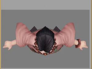 low poly 3d women - shade 3D Model