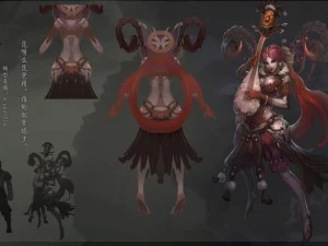 d&uuml;ş&uuml;k poli 3d kadın - ud iyi 3D Model