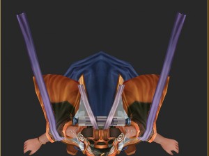 low poly 3d women - mystery girl Model 3D