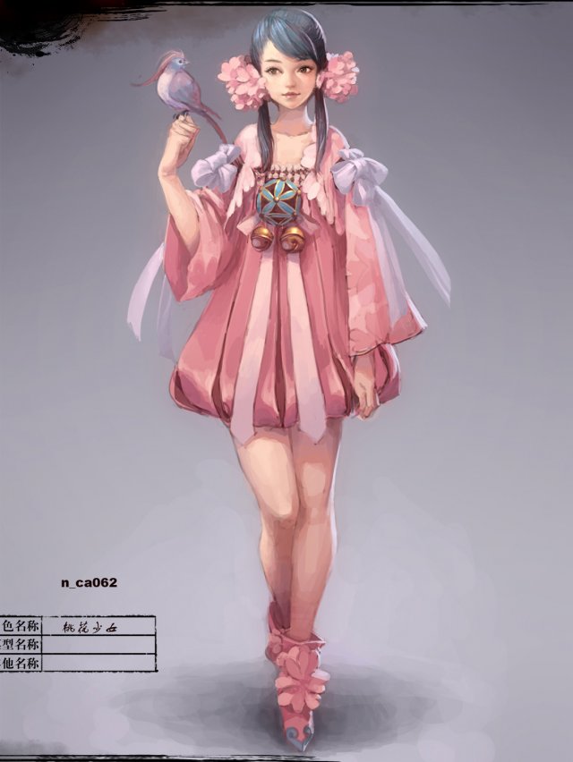 low poly 3d women - peach girl 3D Модель .c4d .max .obj .3ds .fbx .stl .blend 