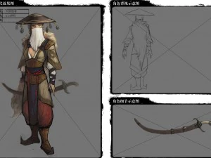 Low-Poly-3D-Frauen &ndash; Reisender am Ende der Welt 3D Modell