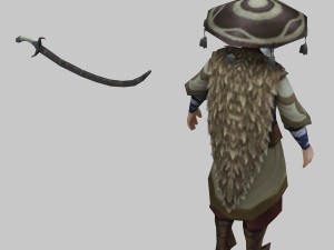 low poly 3d women - end of the world traveler Model 3D