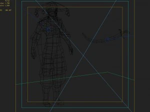low poly 3d women - end of the world traveler 3D Model