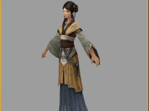 low poly 3d women - siege girls 3D Model