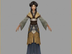 low poly 3d women - siege girls 3D Model