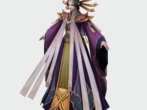 low poly 3d women - queen mother of the west Modelo 3D