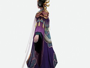 low poly 3d women - queen mother of the west Modelo 3D