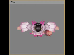 low poly 3d women - acacia peach Modelo 3D