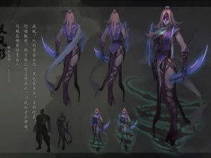 Low-Poly-3D-Frauen - Schatten 3D Modell