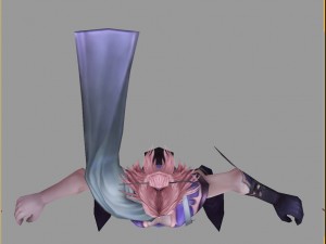 low poly 3d women - shadows 3D मॉडल
