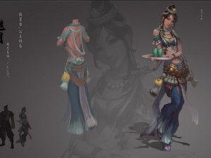low poly 3d women - invite month Modèle 3D