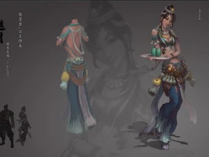 लो पॉली 3डी महिलाएं - आमंत्रण माह 3D मॉडल