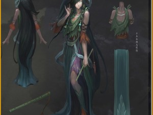low poly 3d women - ye ling fairy Model 3D