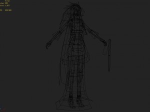 low poly 3d women - ye ling fairy Model 3D
