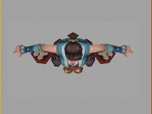 low poly 3d women - email manager Modelo 3D