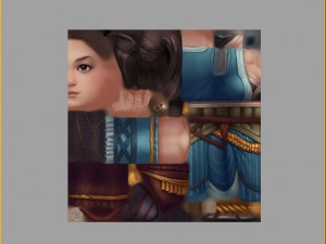low poly 3d women - email manager Modelo 3D