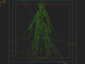 low poly 3d women - spider witch Modèle 3D