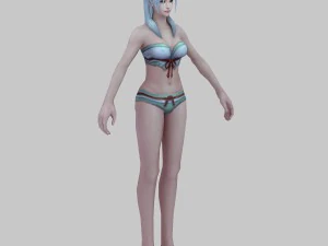 비키니 소녀 02 3D 모델