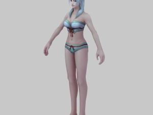 bikini girl 02 3D 模型