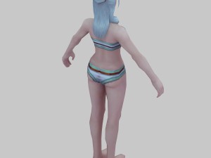 bikini girl 02 3D 模型