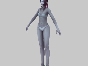 bikini girl 03 3D Model