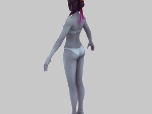 bikini girl 03 3D Model