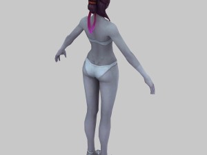 bikini girl 03 3D Model