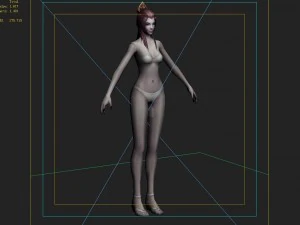 bikini girl 03 3D Model