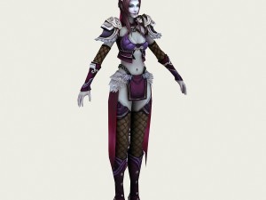 cloth ladies 01 3D 模型