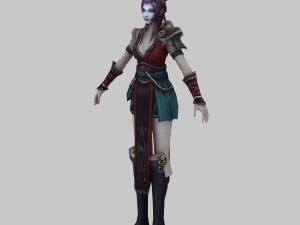 cloth ladies 02 Modello 3D