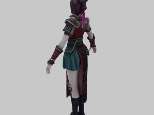 cloth ladies 02 Modello 3D