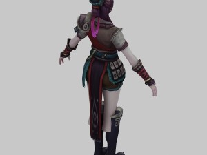 cloth ladies 02 Modello 3D
