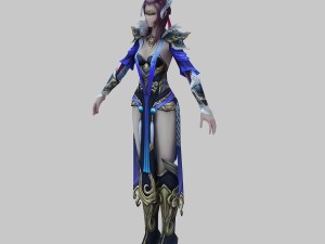 cloth ladies 14 3D Model