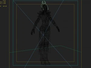 cloth ladies 14 3D Model