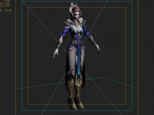 cloth ladies 14 3D Model