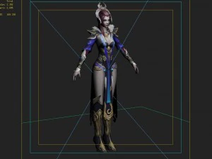cloth ladies 14 3D Model