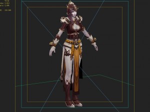 cloth ladies clothing 21 Model 3D