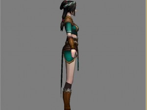 cloth set - female 03 Modèle 3D