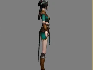 cloth set - female 03 3D Model