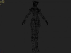 cloth set - female 03 Modèle 3D
